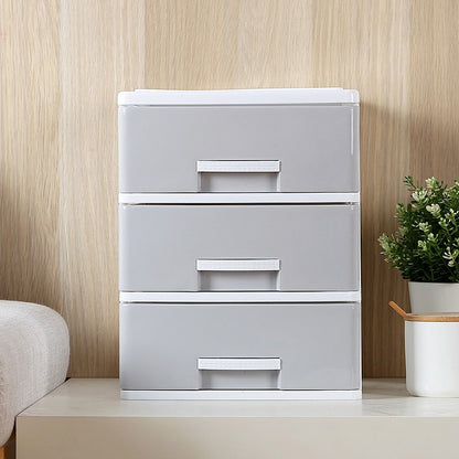 desktop  lock Plastic Drawer type data office furniture storage box storage box File cabinet A4 file 。