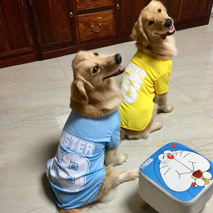 Dog clothes Golden hair medium-sized Large dog Autumn clothes Big dog Spring and Autumn Labrador summer autumn Pets vest