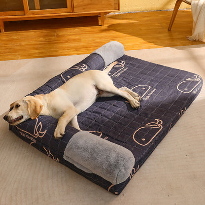kennel winter keep warm Four Seasons General Large dog Golden fossa Dog mattress Removable and washable Pets Dog sofa Sleeping mat