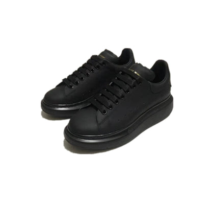 New products spring and autumn Hot money All black and white Jinwei McQueen lovers Little white shoes men and women Flat bottom increase Casual and versatile trend