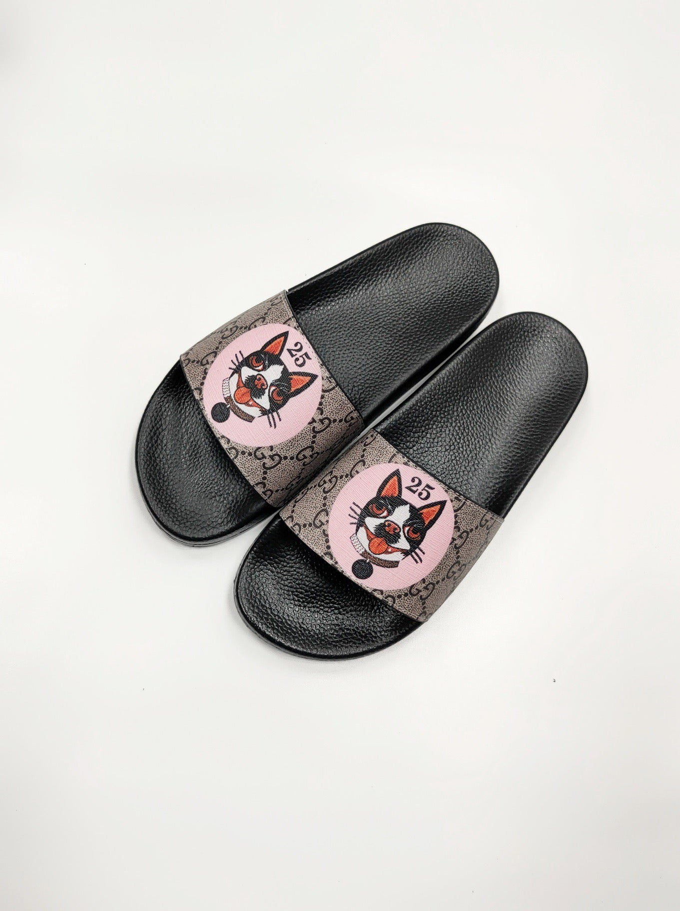 European station Tiger head Flip flop men and women Couple slipper summer Versatile Sandals soft sole non-slip sandy beach Sandals