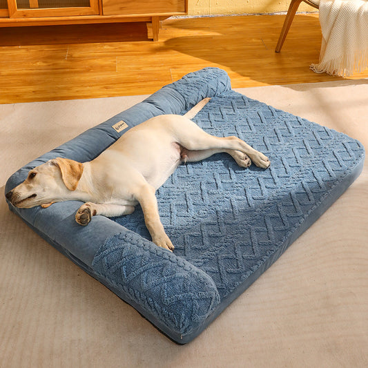 kennel winter keep warm Four Seasons General Large dog Golden fossa Dog mattress Removable and washable Pets Dog sofa Sleeping mat