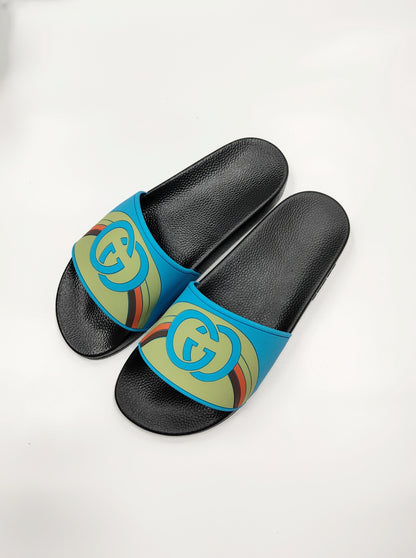 European station Tiger head Flip flop men and women Couple slipper summer Versatile Sandals soft sole non-slip sandy beach Sandals