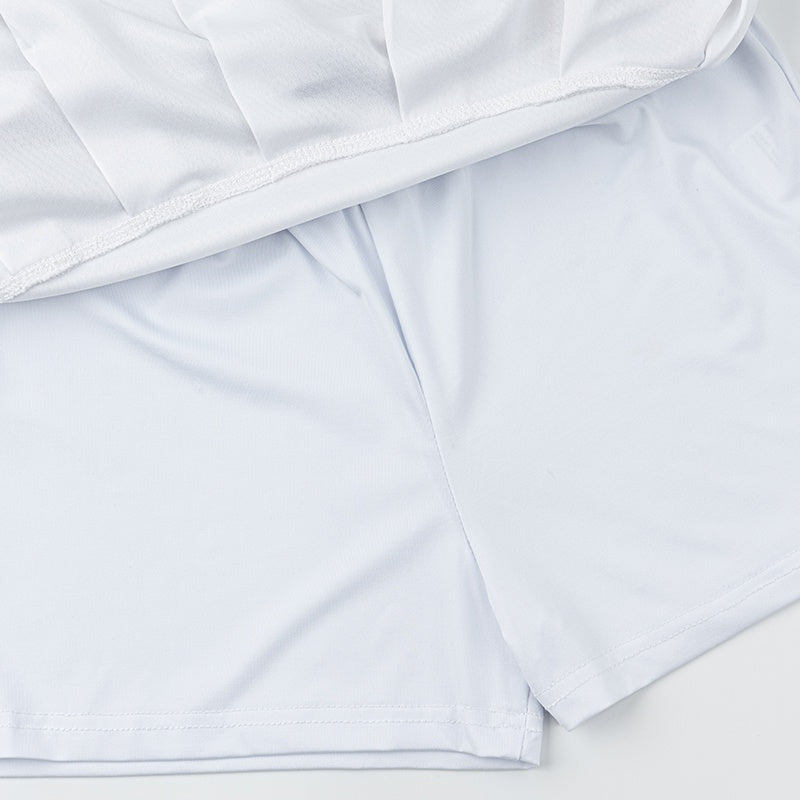 skirt dry clothes hundred Trouser skirt Culotte new pattern badminton motion Tennis elastic force Pleat summer speed ventilation female