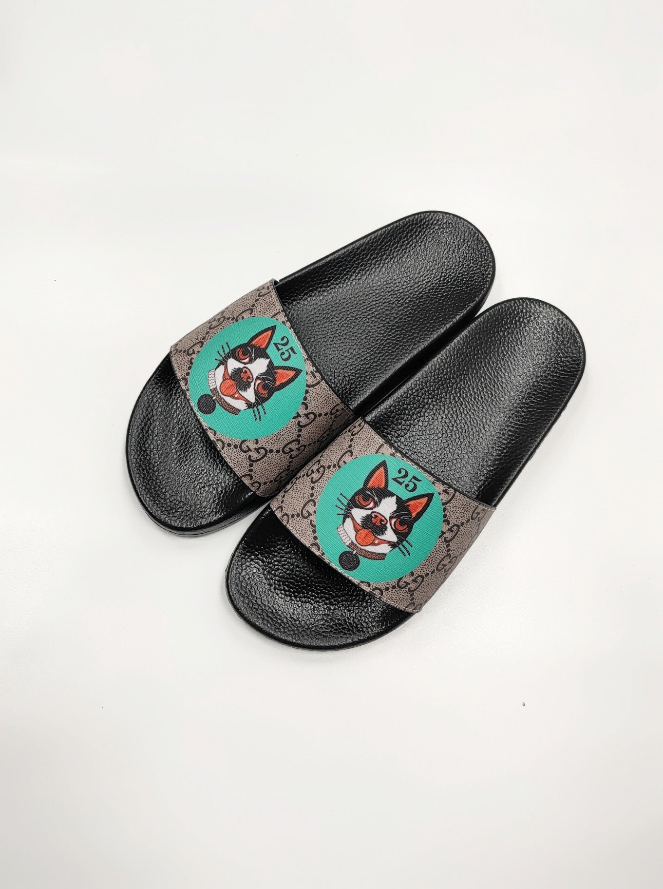 European station Tiger head Flip flop men and women Couple slipper summer Versatile Sandals soft sole non-slip sandy beach Sandals