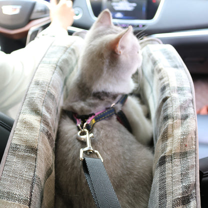 Pets Central control Vehicle pad Dog go out Travel artifact Anti dirty Safety seat Cat and dog Travel Portable Amazon
