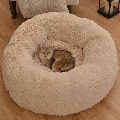 Cat's nest winter keep warm Deep sleep Bed house villa All seasons Cushions Kittens kennel Kitty Pet Supplies & Pet