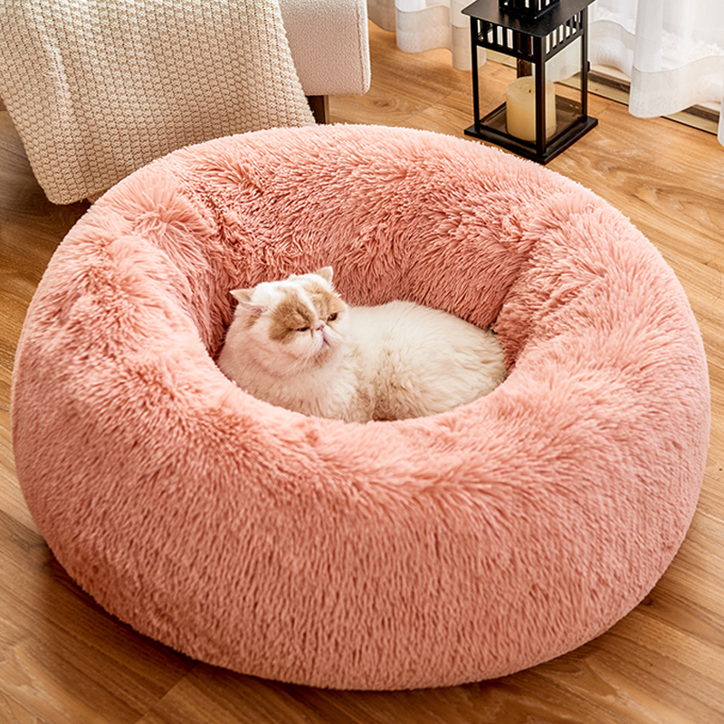 Cat's nest winter keep warm Deep sleep Bed house villa All seasons Cushions Kittens kennel Kitty Pet Supplies & Pet