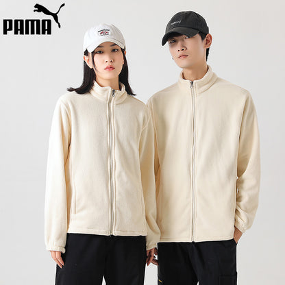 Jacket men and women Autumn and winter ins Chaopai Travel outdoors Three in one pizex Windbreak removable lovers loose coat
