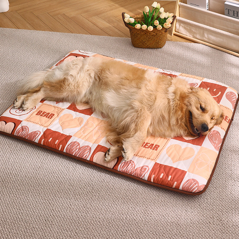 kennel Four Seasons General Dog bed Dog mat Sleeping mat Mat Dog house Medium and large dogs Dog cage mat Cat's nest Pet Supplies & Pet