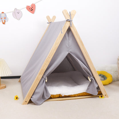 Cat's nest winter keep warm closed Four Seasons General Pet nest Miniature dog Kittens Kitty Tent Removable and washable kennel