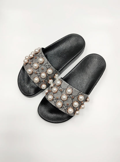 European station Tiger head Flip flop men and women Couple slipper summer Versatile Sandals soft sole non-slip sandy beach Sandals