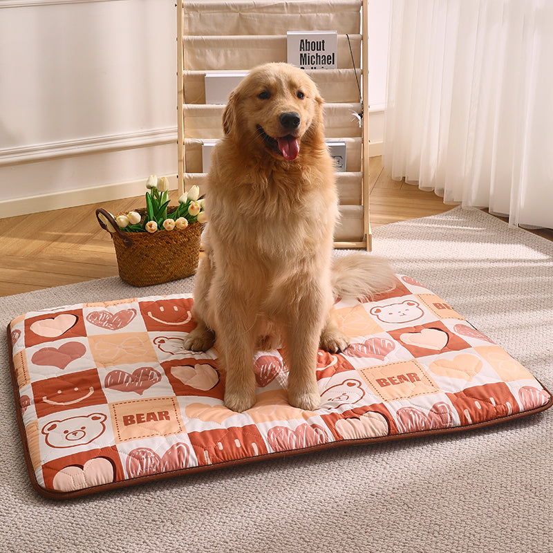 kennel Four Seasons General Dog bed Dog mat Sleeping mat Mat Dog house Medium and large dogs Dog cage mat Cat's nest Pet Supplies & Pet