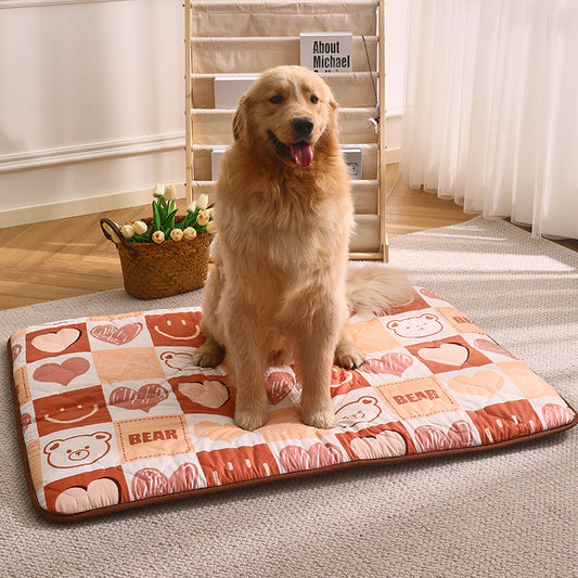 kennel Four Seasons General Dog bed Dog mat Sleeping mat Mat Dog house Medium and large dogs Dog cage mat Cat's nest Pet Supplies & Pet