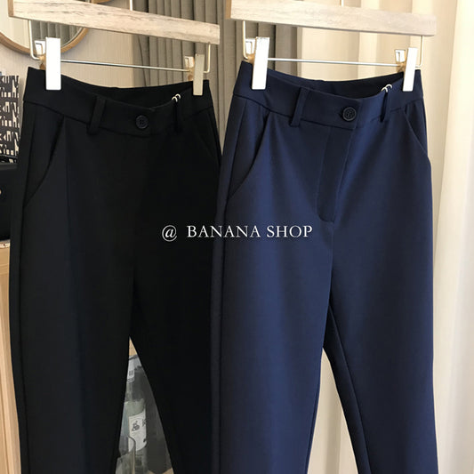 goods in stock Second hair ~ Banana bana Banana ~ Four side bullet ! 21 early autumn High waist Show thin M standard Fork suit