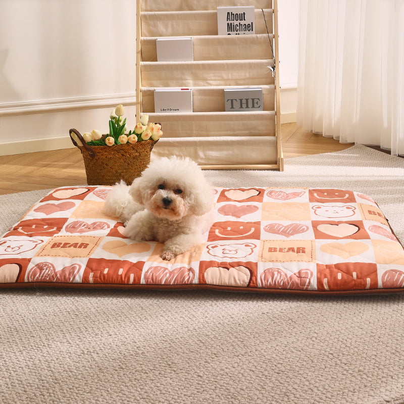 kennel Four Seasons General Dog bed Dog mat Sleeping mat Mat Dog house Medium and large dogs Dog cage mat Cat's nest Pet Supplies & Pet