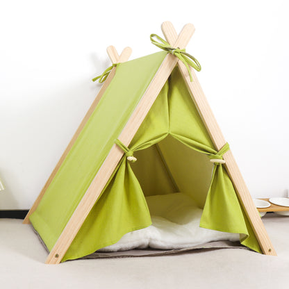 Cat's nest winter keep warm closed Four Seasons General Pet nest Miniature dog Kittens Kitty Tent Removable and washable kennel