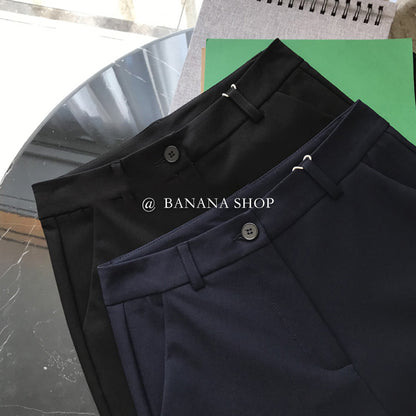 goods in stock Second hair ~ Banana bana Banana ~ Four side bullet ! 21 early autumn High waist Show thin M standard Fork suit