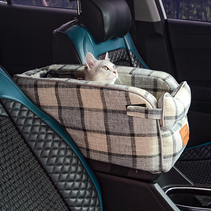 Pets Central control Vehicle pad Dog go out Travel artifact Anti dirty Safety seat Cat and dog Travel Portable Amazon