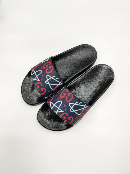 European station Tiger head Flip flop men and women Couple slipper summer Versatile Sandals soft sole non-slip sandy beach Sandals
