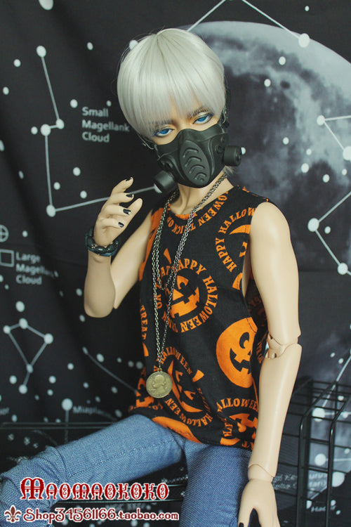 【 Cat's nest 】 Uncle 34 branch BJD Halloween Pumpkin High fork motion vest men's wear Daily payment bjd
