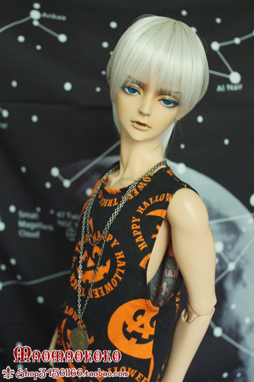 【 Cat's nest 】 Uncle 34 branch BJD Halloween Pumpkin High fork motion vest men's wear Daily payment bjd